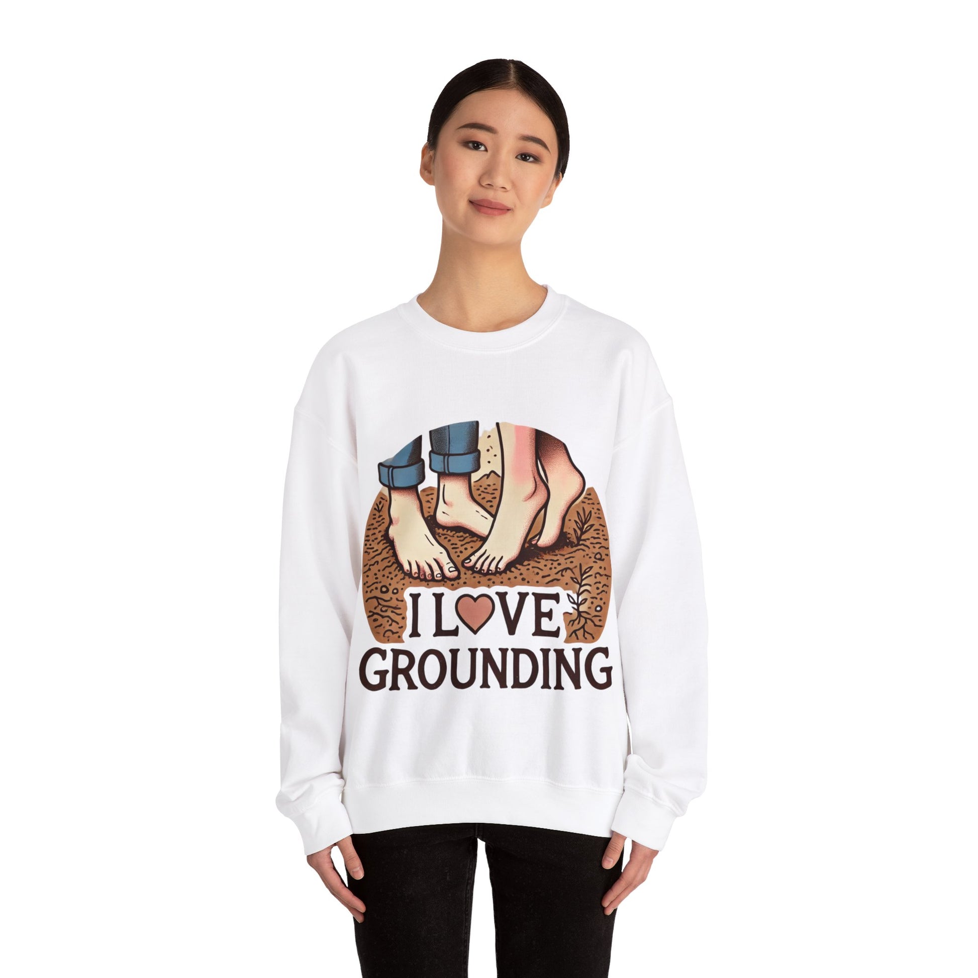 I Love Grounding Couples' Sweatshirt - My Higher Being