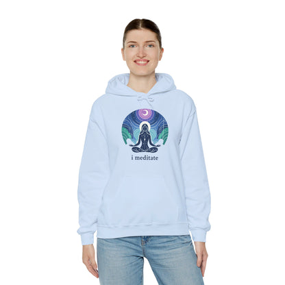 I Meditate Woman's Hoodie - My Higher Being