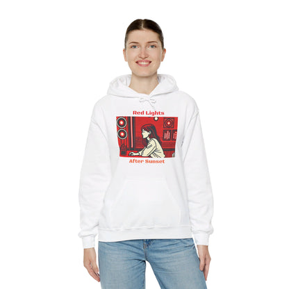 Red Lights After Sunset Woman's Hoodie - My Higher Being