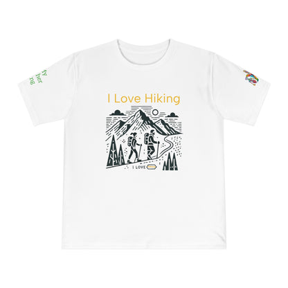 'I Love Hiking' (MHB EDITION)_100% Organic Cotton Unisex T-Shirt