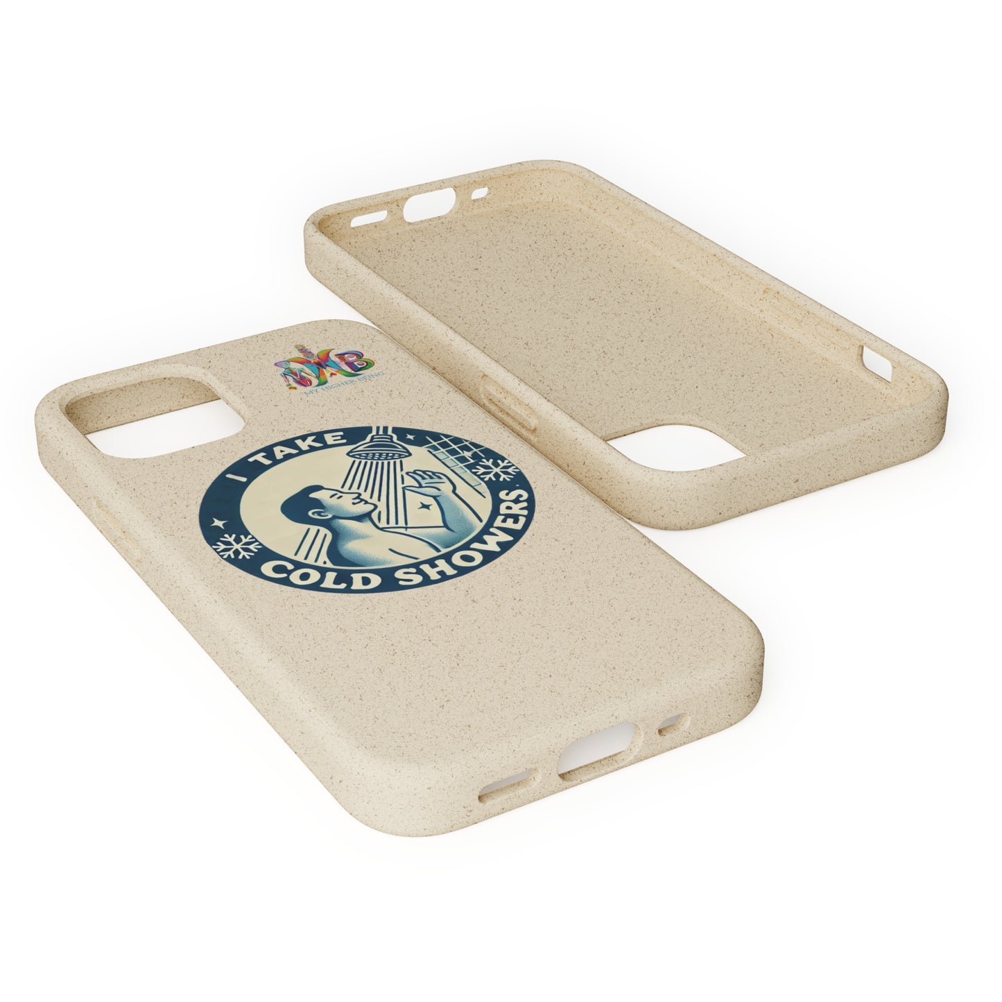 'I Take Cold Showers'_Plastic Free Biodegradable Phone Case (MHB Edition)