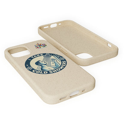 'I Take Cold Showers'_Plastic Free Biodegradable Phone Case (MHB Edition)