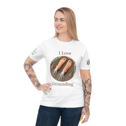 'I Love Grounding' (MHB EDITION)_100% Organic Cotton T-Shirt