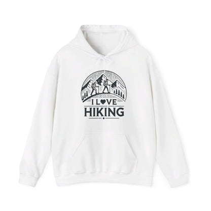 I Love Hiking Couples' Hoodie - My Higher Being