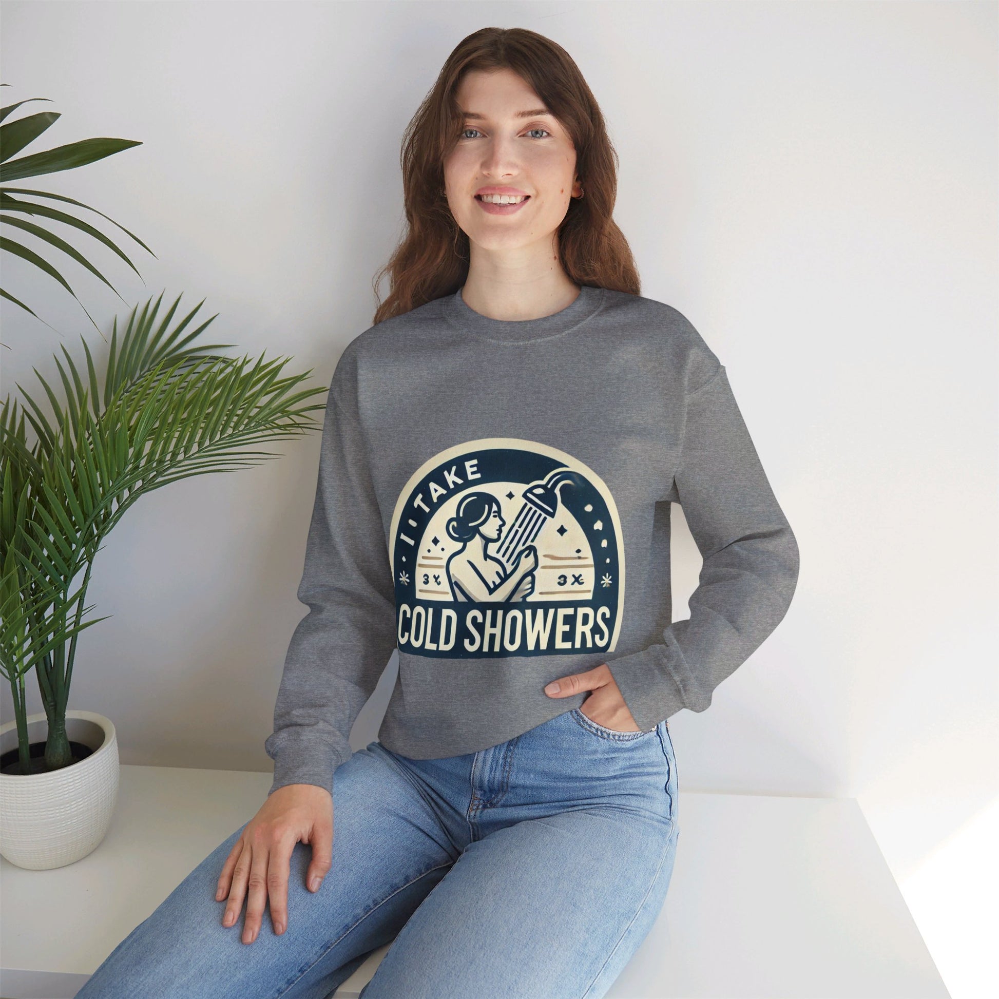 I Take Cold Showers Woman's Sweatshirt - My Higher Being