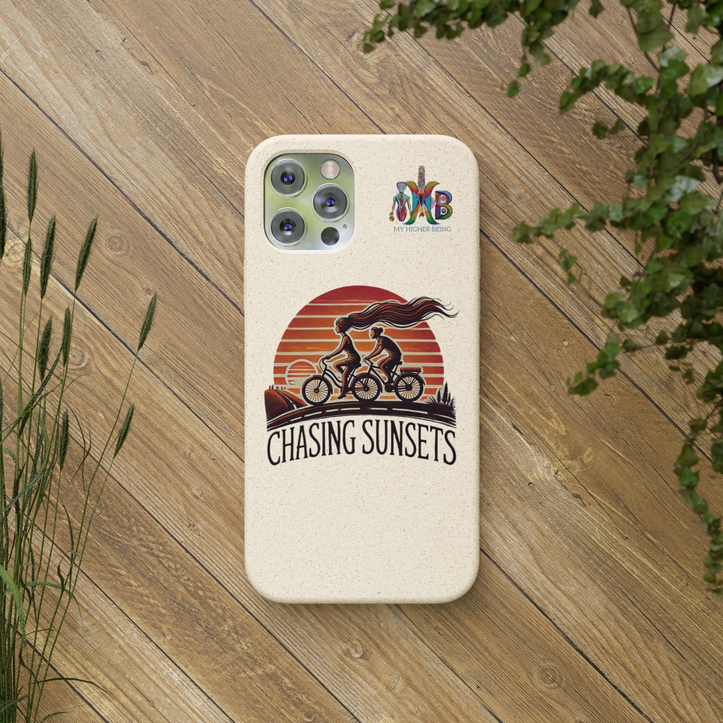 'Chasing Sunsets'_Plastic Free Biodegradable Phone Case (MHB Edition) - My Higher Being