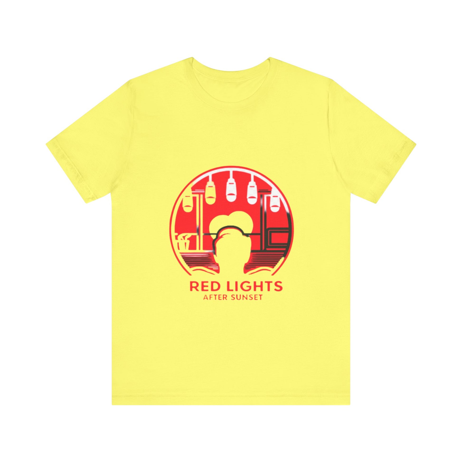 Red Lights After Sunset Man's Tee - My Higher Being