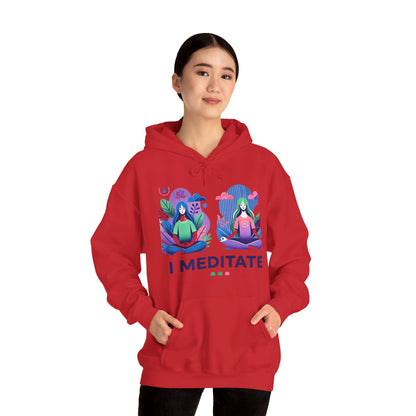 I Meditate Female Double Woman's Hoodie - My Higher Being