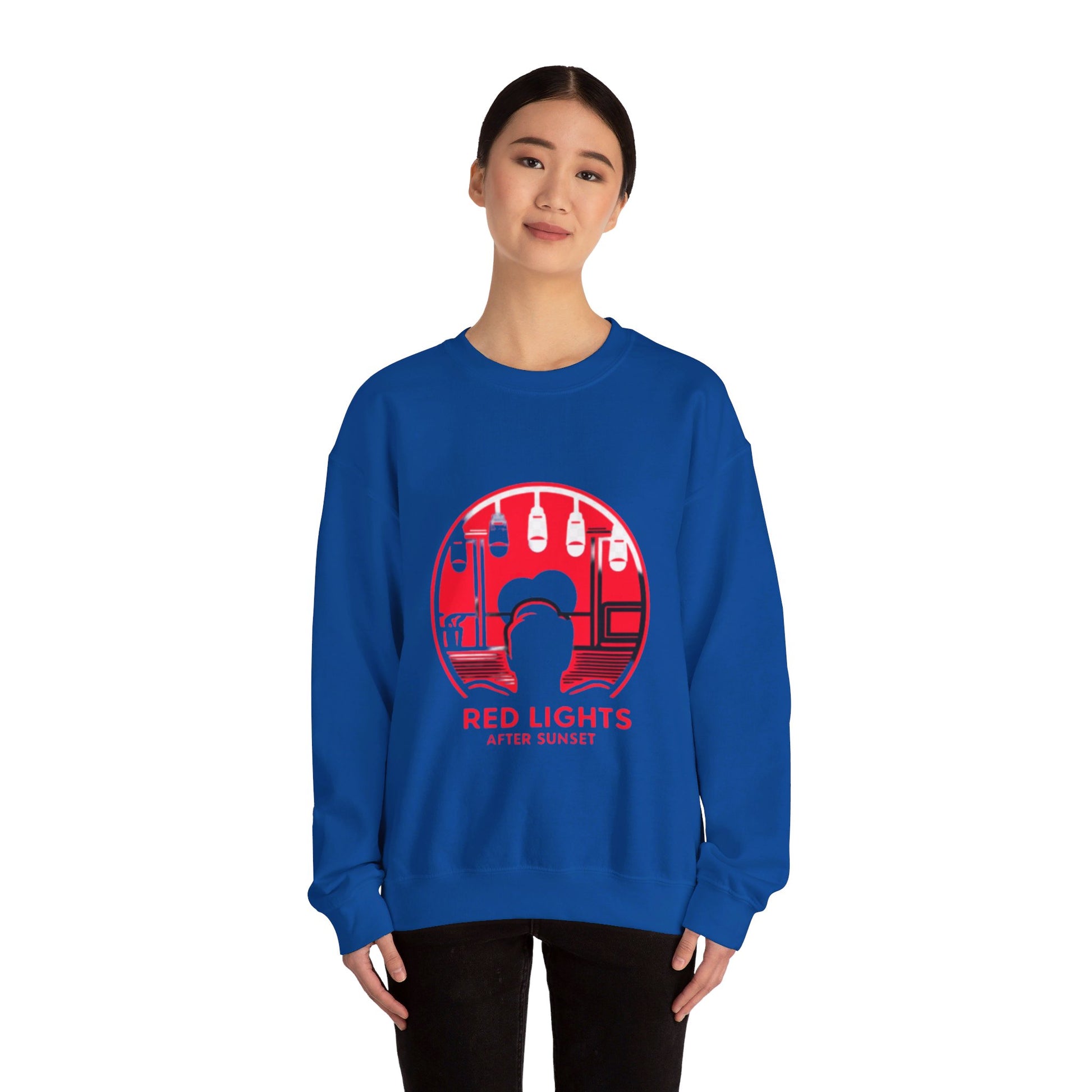 Red Lights After Sunset Man's Sweatshirt - My Higher Being