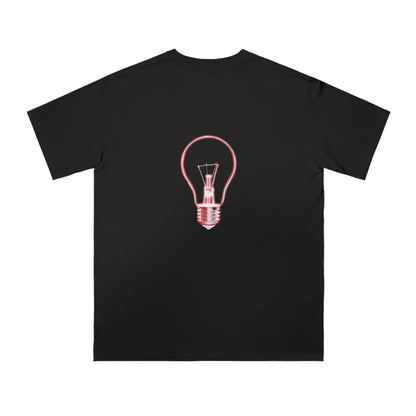 'Red Lights After Susnet'_100% Organic Cotton T-Shirt