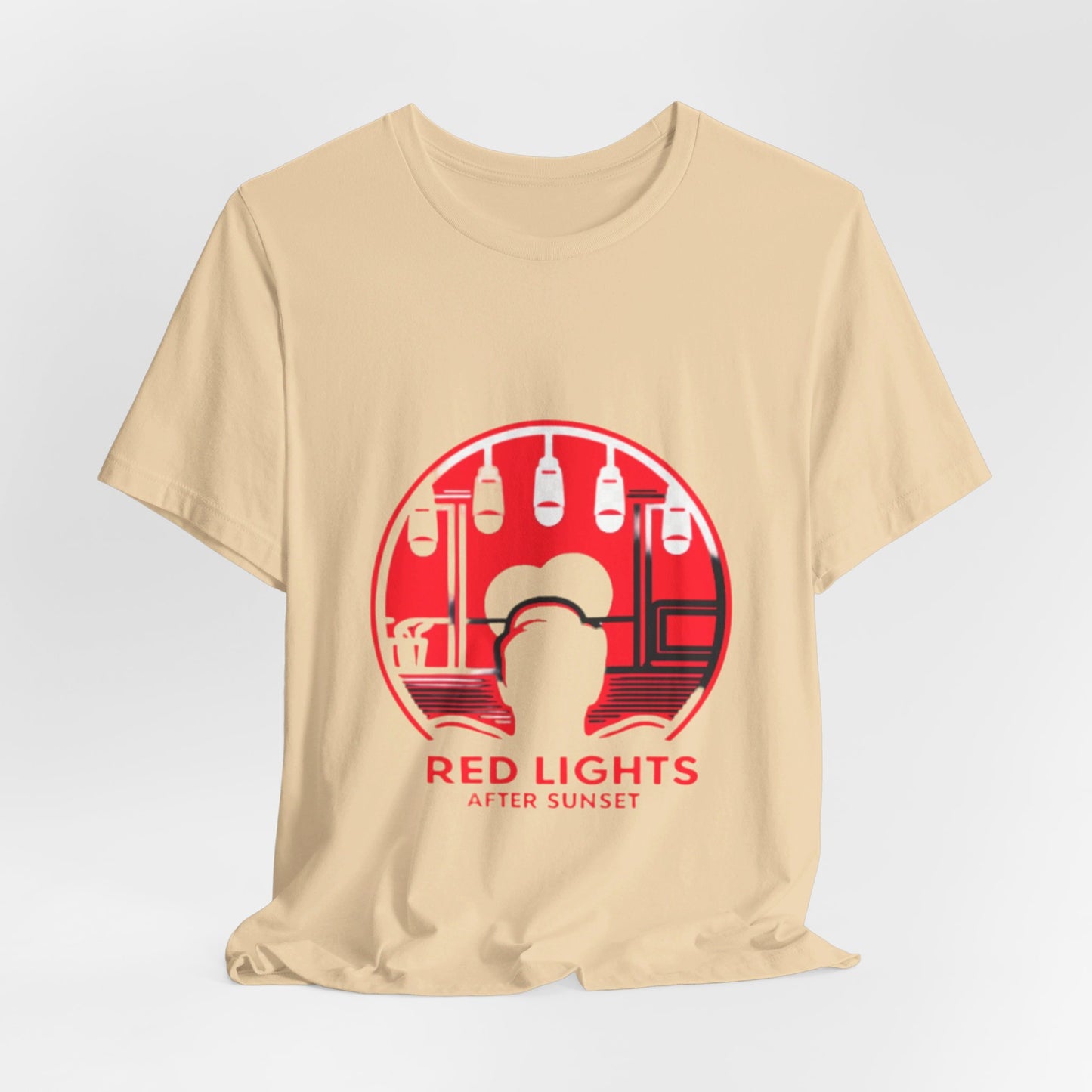 Red Lights After Sunset Man's Tee - My Higher Being