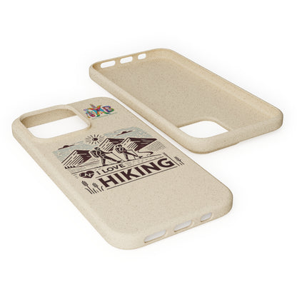 'I Love Hiking'_Plastic Free Biodegradable Phone Case (MHB Edition) - My Higher Being