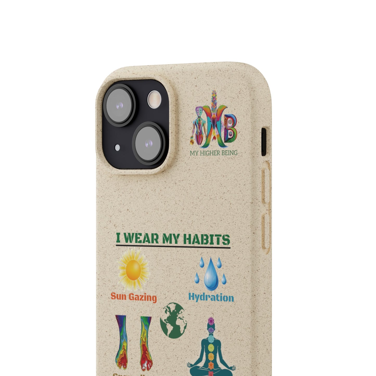 I Wear My Habits — Plastic Free Biodegradable Phone Case