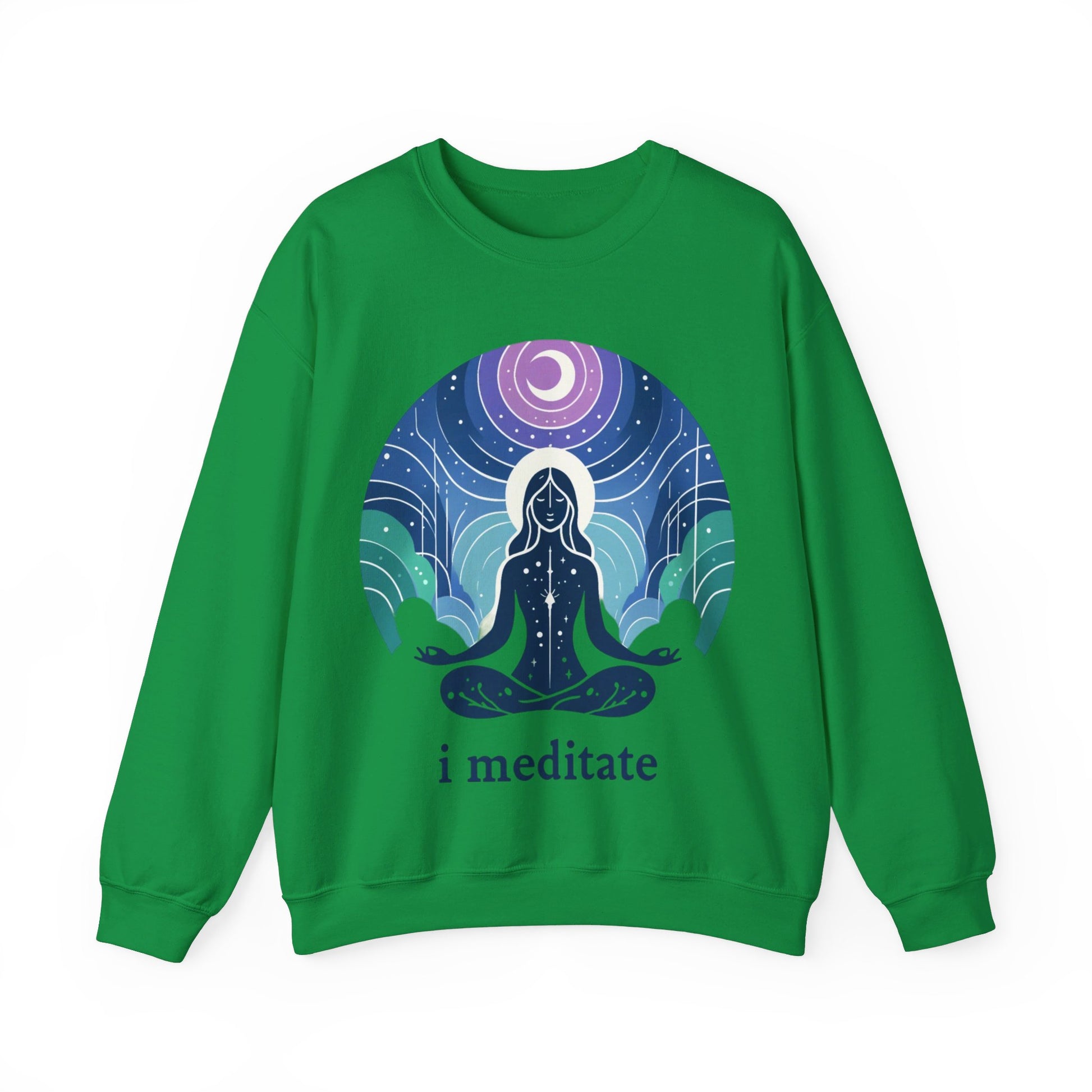 I Meditate Woman's Sweatshirt - My Higher Being