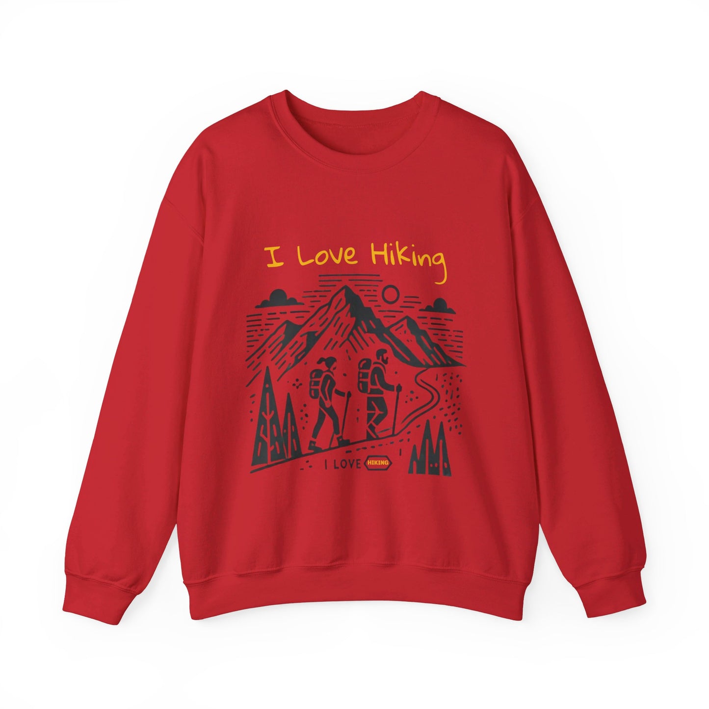 I Love Hiking Couples' Sweatshirt - My Higher Being