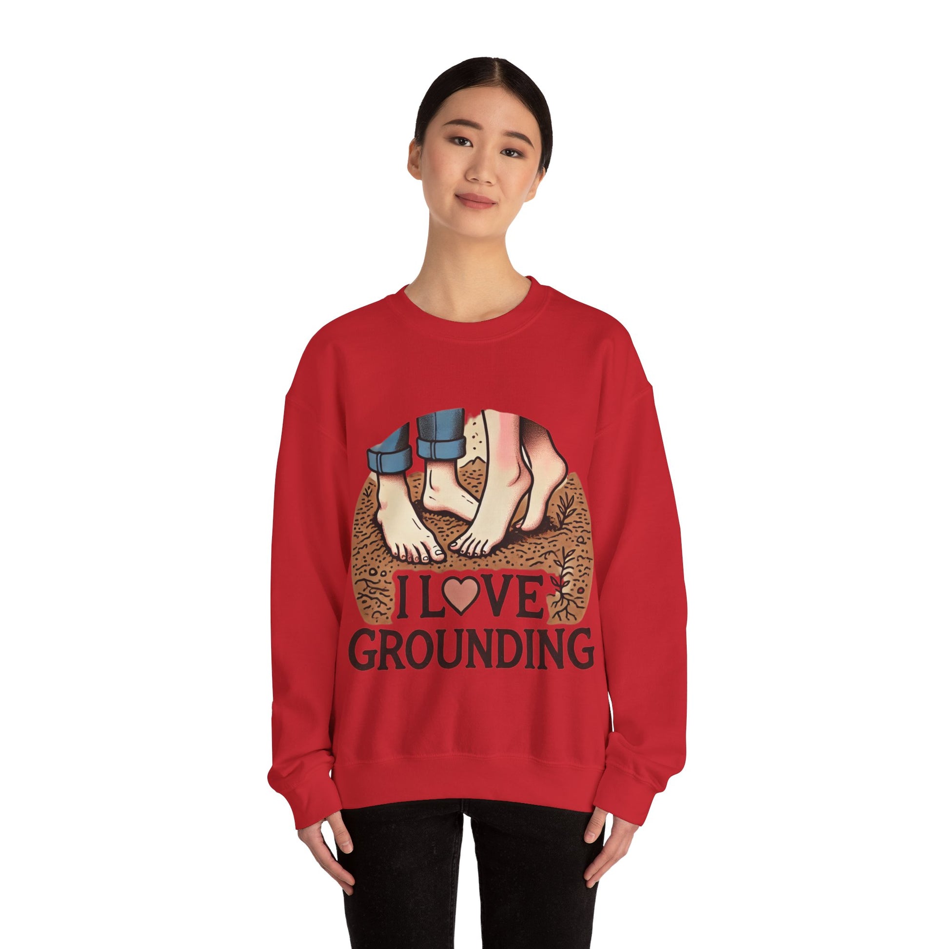 I Love Grounding Couples' Sweatshirt - My Higher Being