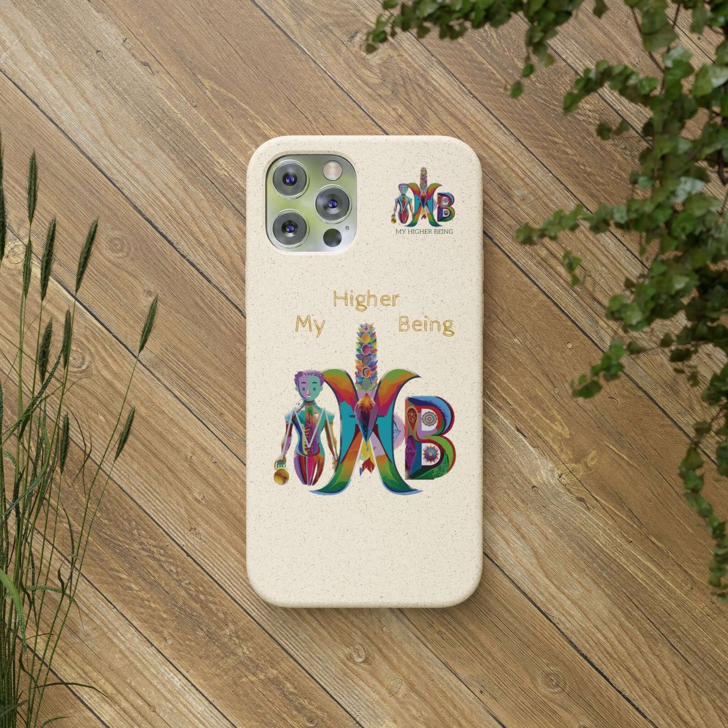 'My Higher Being'_Plastic Free Biodegradable Phone Case (MHB Edition) - My Higher Being