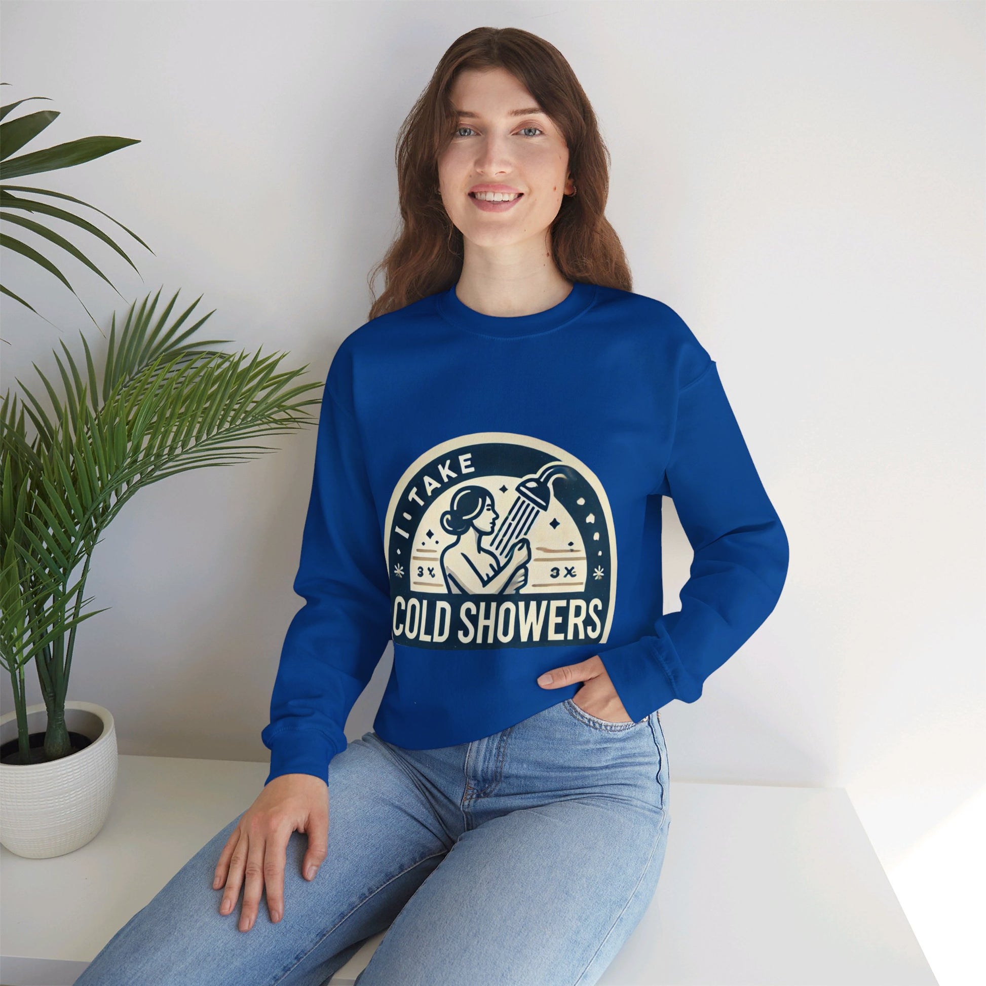 I Take Cold Showers Woman's Sweatshirt - My Higher Being