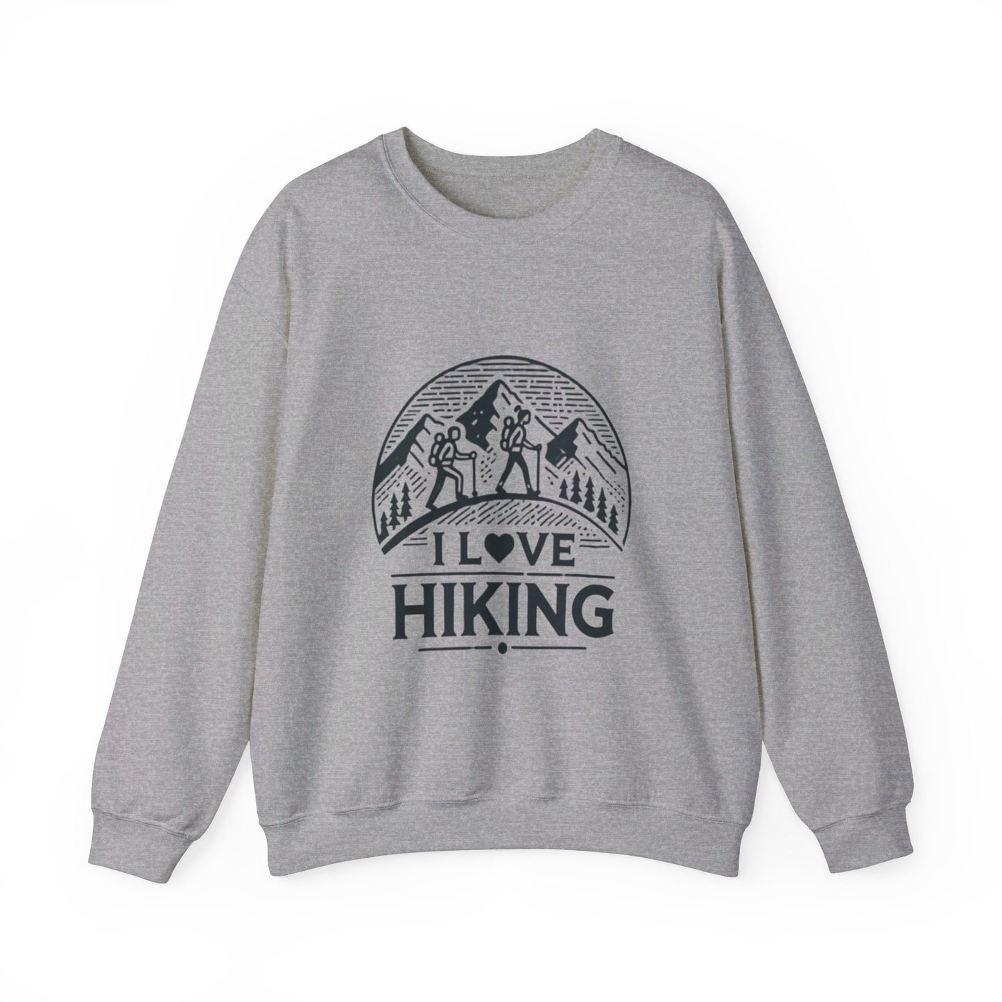 I Love Hiking Couples' Sweatshirt - My Higher Being