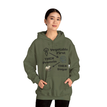 Vegetables First Hoodie - My Higher Being