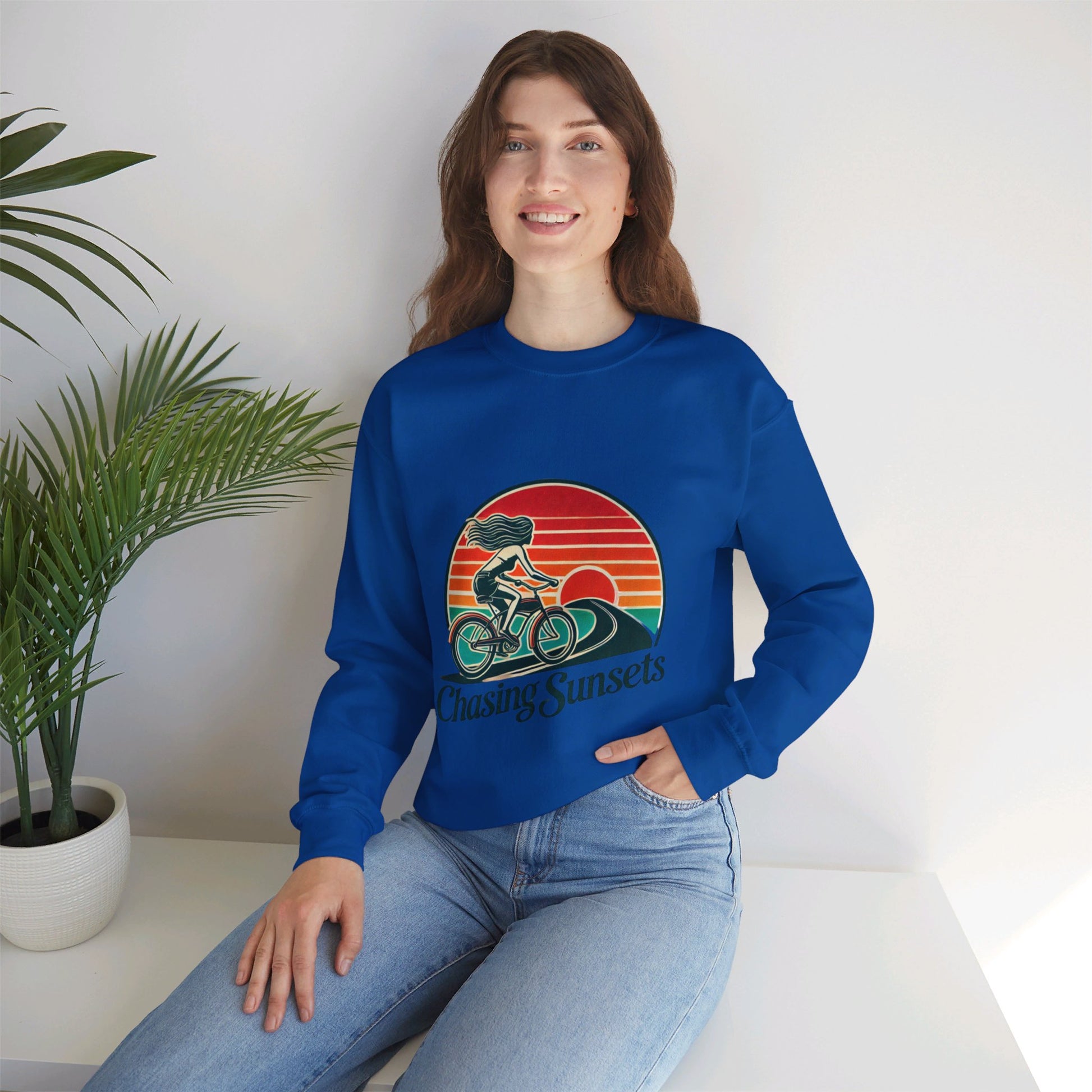 Chasing Sunsets Woman's Sweatshirt - My Higher Being