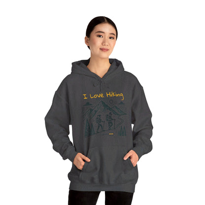 I Love Hiking Couples' Hoodie - My Higher Being