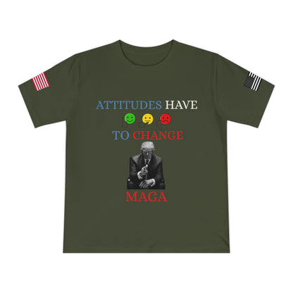 Trump’s Call for Change Tee: Advocating New Attitudes for Peace _100% Organic Cotton