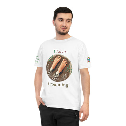 'I Love Grounding' (MHB EDITION)_100% Organic Cotton T-Shirt