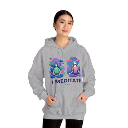 I Meditate Female Double Woman's Hoodie - My Higher Being