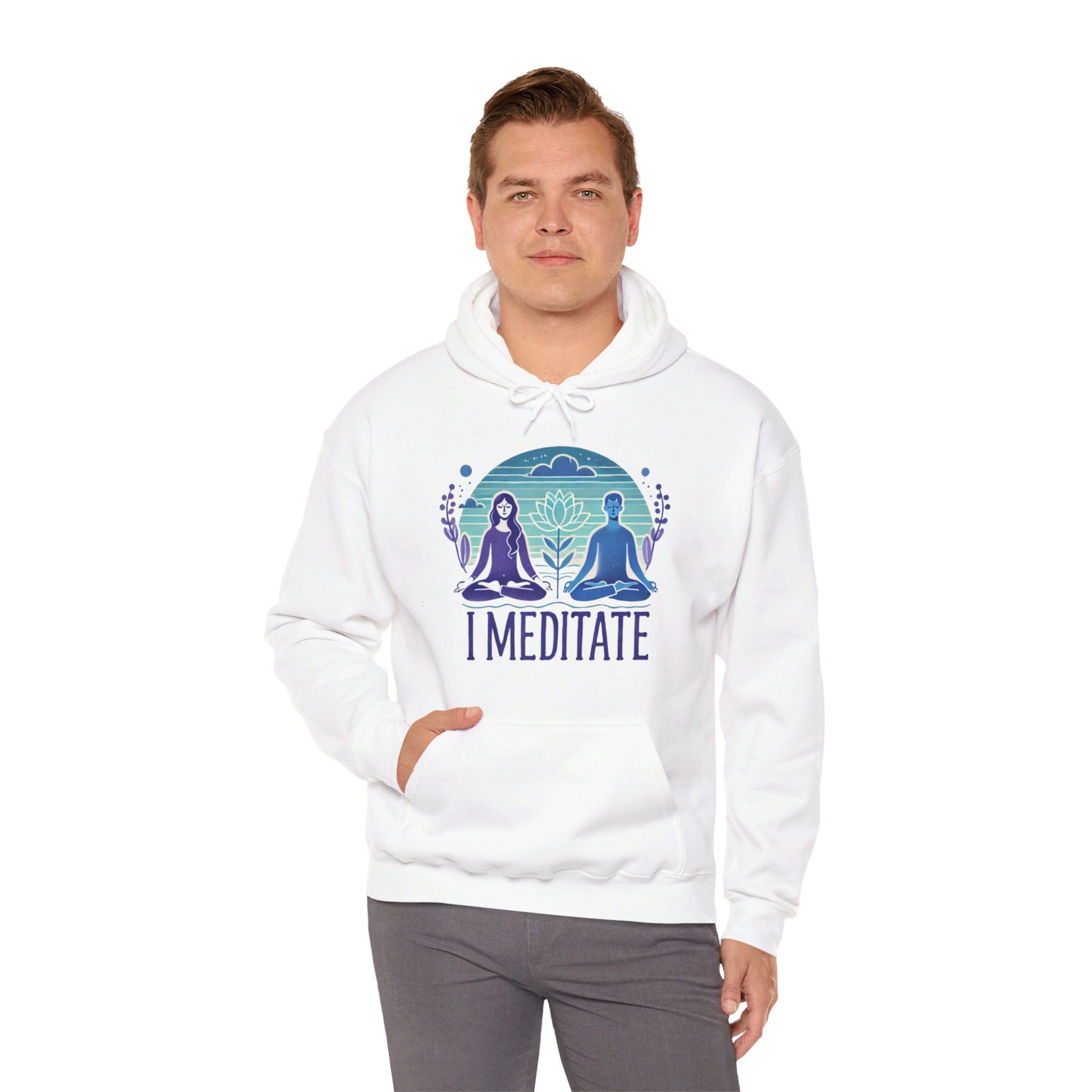 I Meditate Couples' Hoodie - My Higher Being