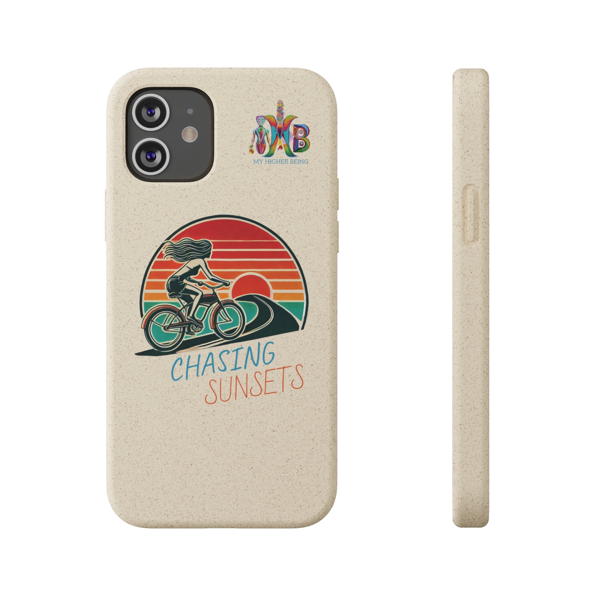 'Chasing Sunsets'_Plastic Free Biodegradable Phone Case (MHB Edition) - My Higher Being