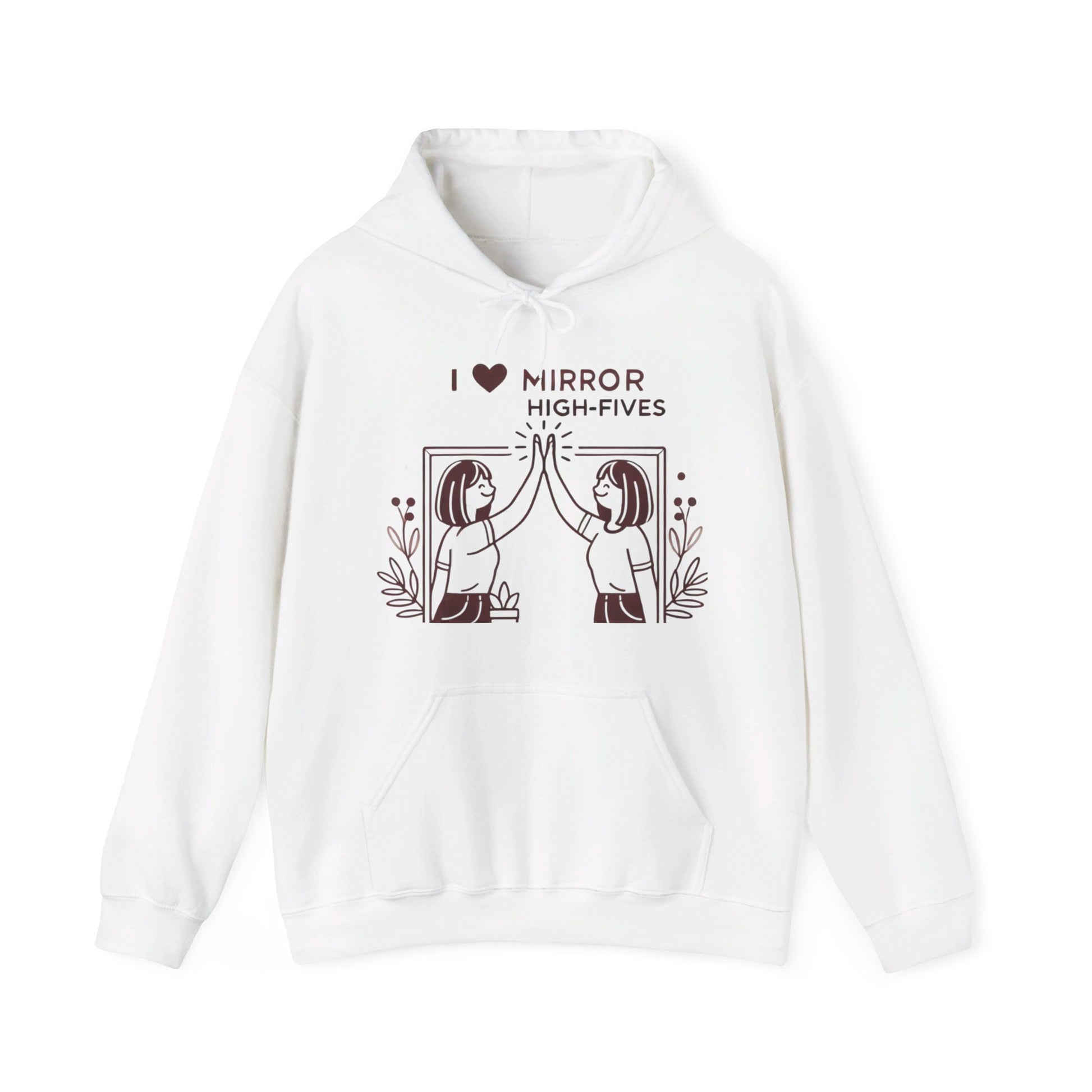 I Love Mirror High Fives Woman's Hoodie - My Higher Being