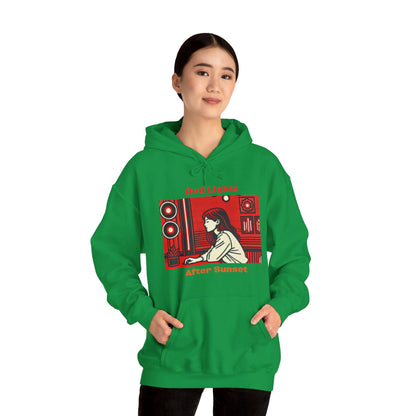 Red Lights After Sunset Woman's Hoodie - My Higher Being