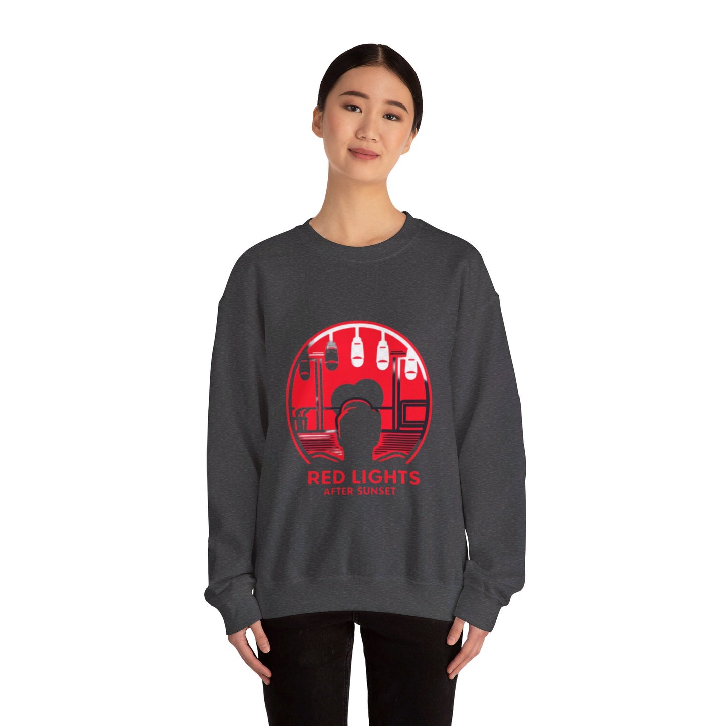 Red Lights After Sunset Man's Sweatshirt - My Higher Being