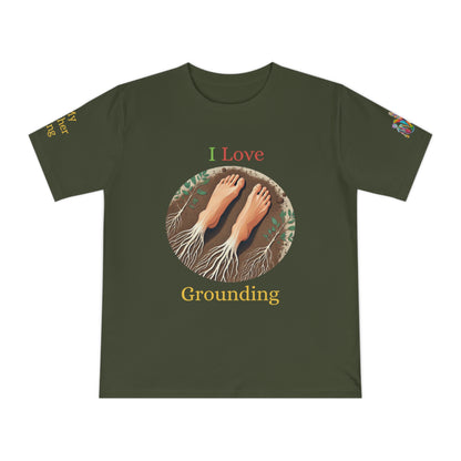 'I Love Grounding' (MHB EDITION)_100% Organic Cotton T-Shirt