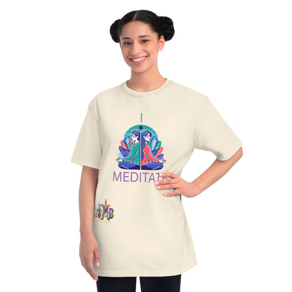 'I Meditate'_100% Organic Cotton T-Shirt - My Higher Being