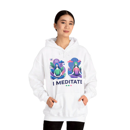 I Meditate Female Double Woman's Hoodie - My Higher Being