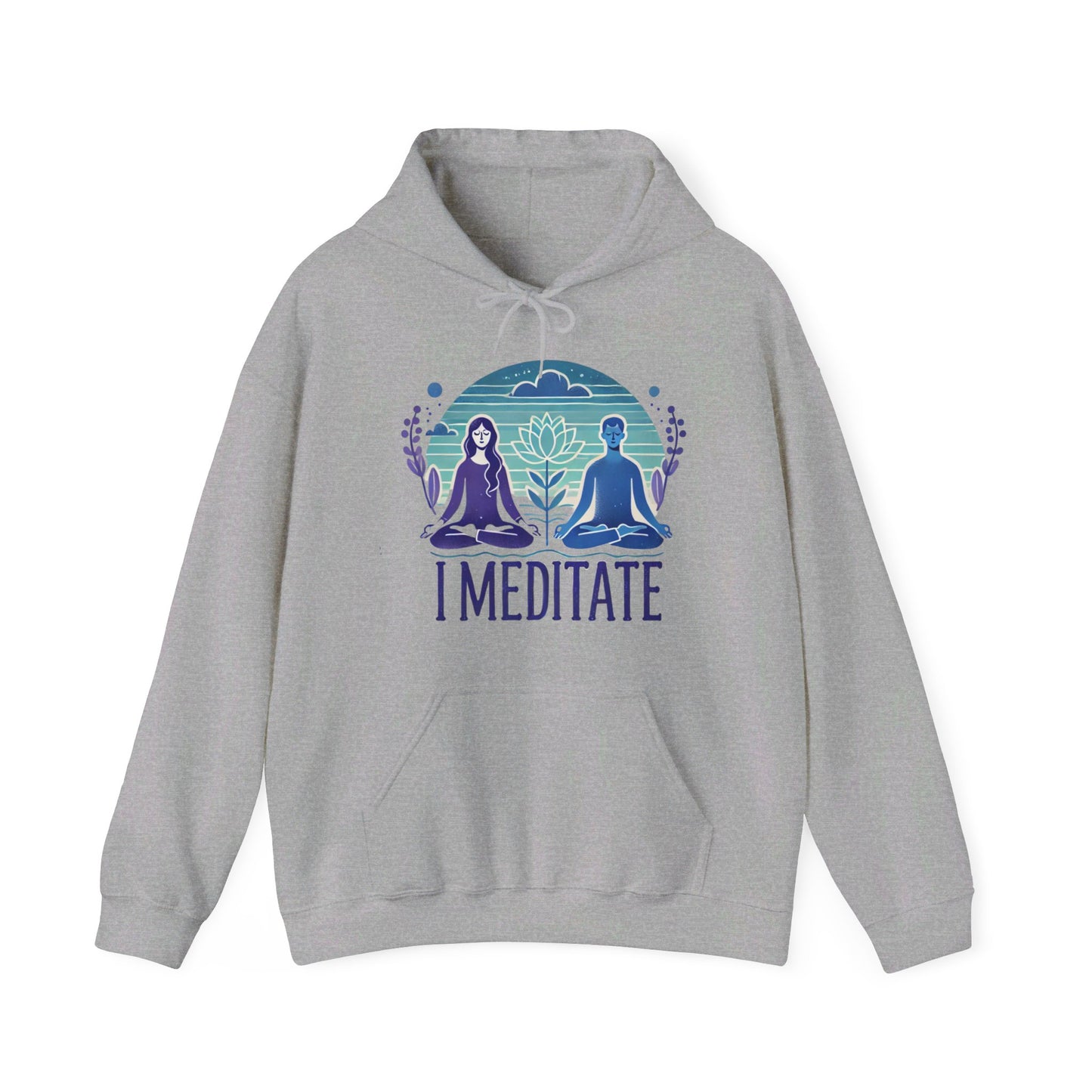 I Meditate Couples' Hoodie - My Higher Being