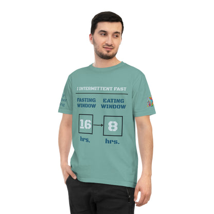 'I Intermittent Fast_16-8' (MHB EDITION)_100% Organic Cotton Unisex T-Shirt