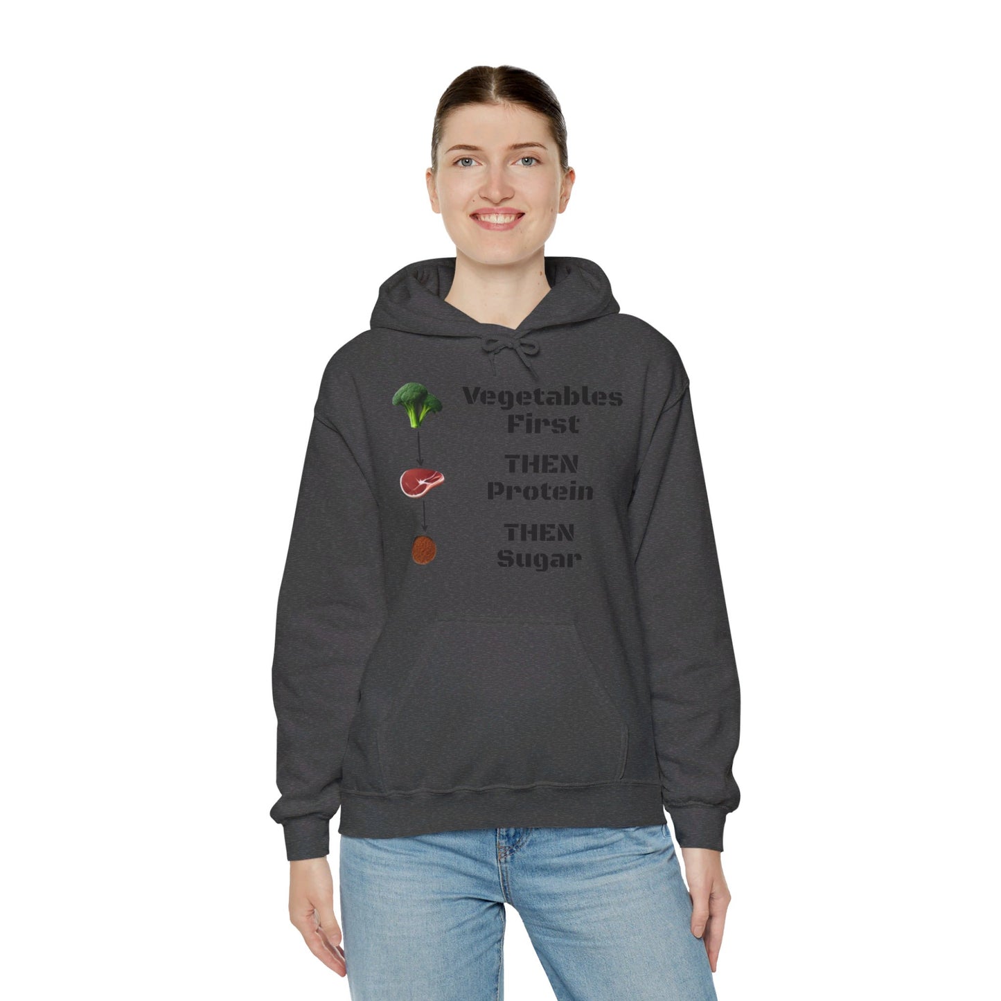 Vegetables First Hoodie - My Higher Being