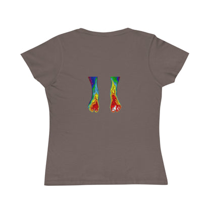 'I Love Grounding'_100% Organic Women's Classic T-Shirt - My Higher Being