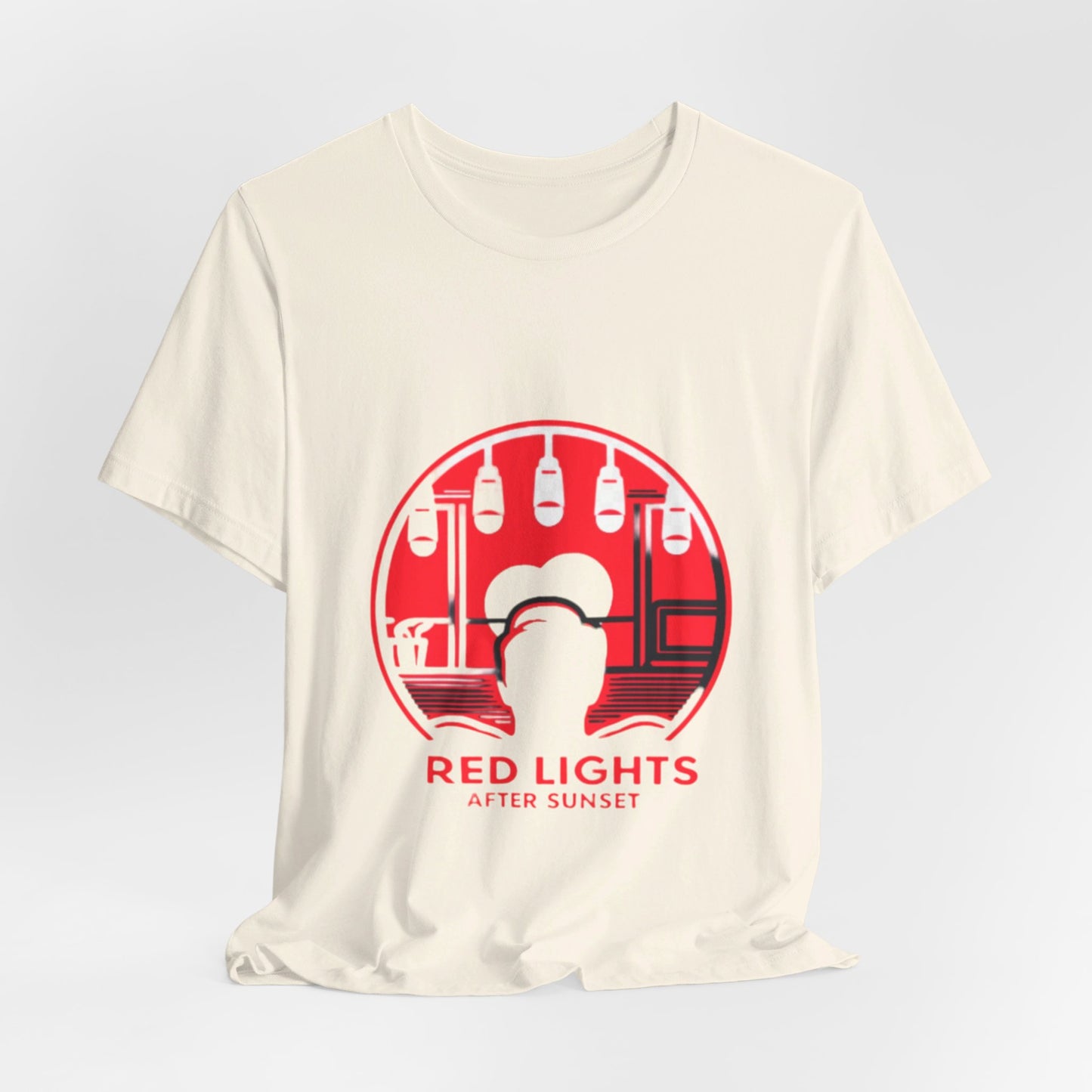 Red Lights After Sunset Man's Tee - My Higher Being