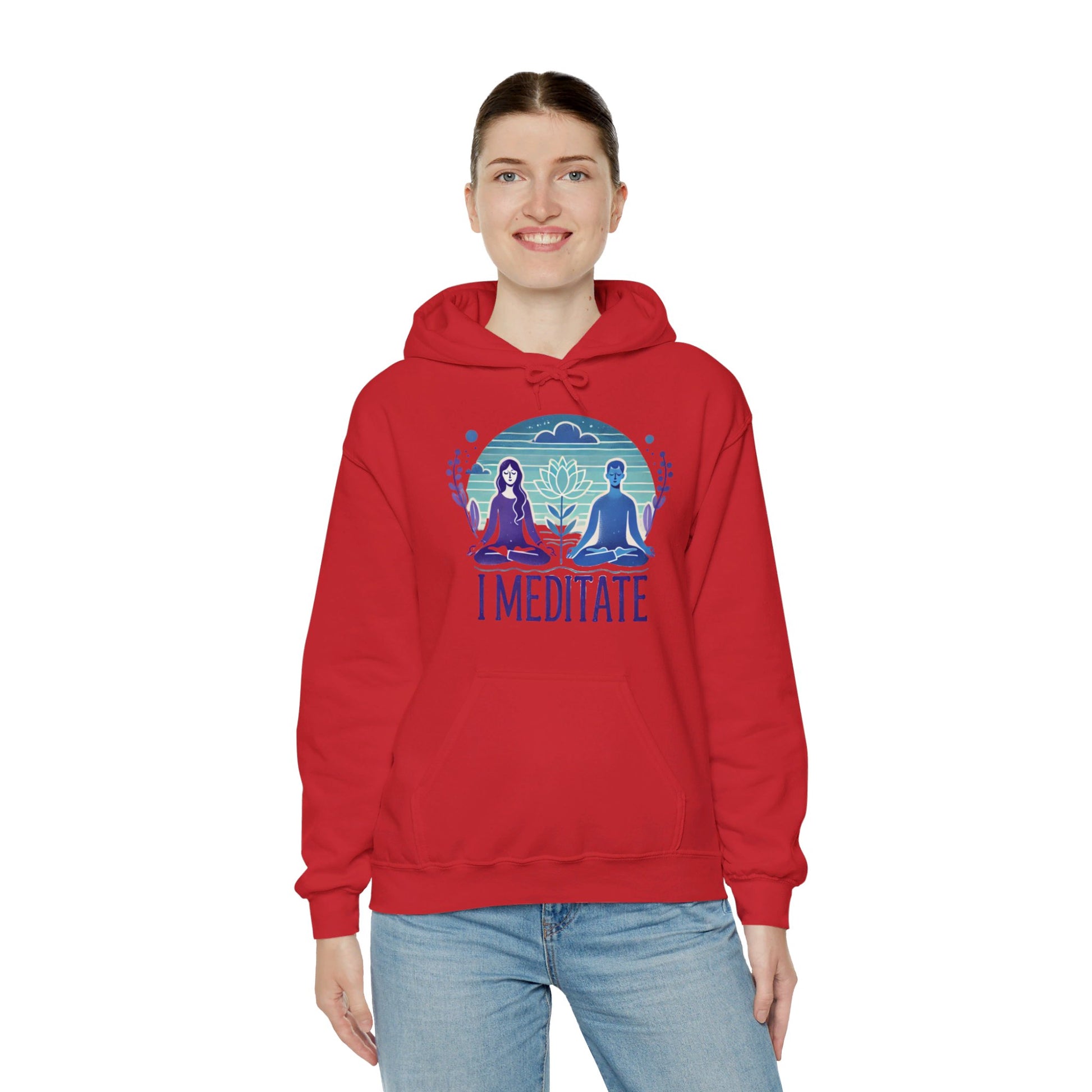 I Meditate Couples' Hoodie - My Higher Being