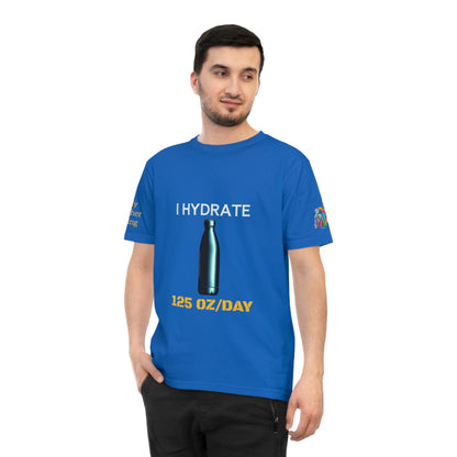 'I Hydrate 125 OZ/DAY' (MHB EDITION)_100% Organic Cotton T-Shirt