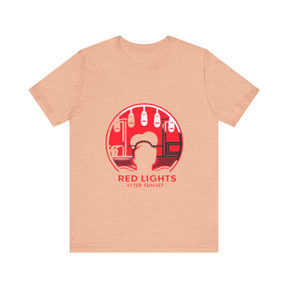 Red Lights After Sunset Man's Tee - My Higher Being