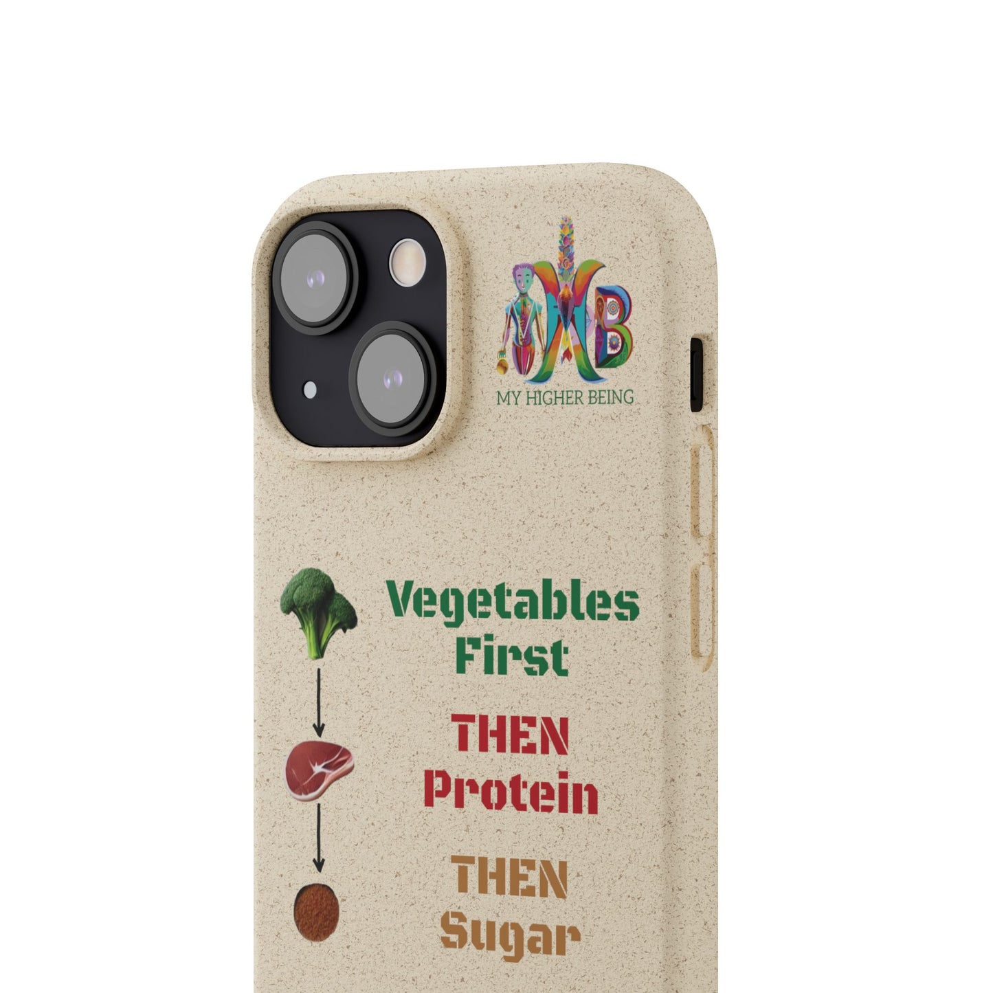 'Vegetables First'_Plastic Free Biodegradable Phone Case