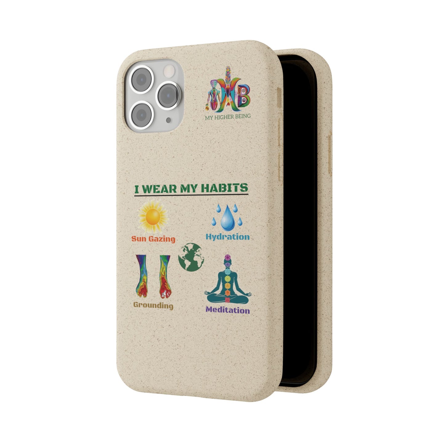 I Wear My Habits — Plastic Free Biodegradable Phone Case