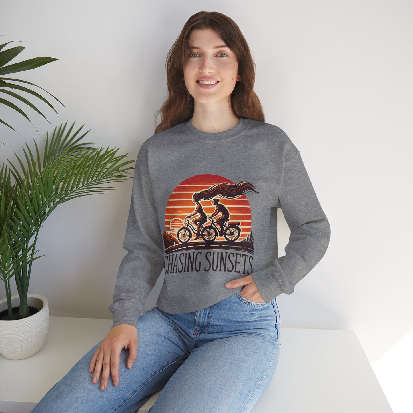 Chasing Sunsets Couples' Sweatshirt