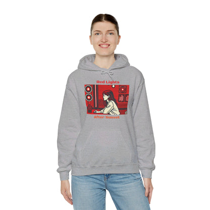 Red Lights After Sunset Woman's Hoodie - My Higher Being