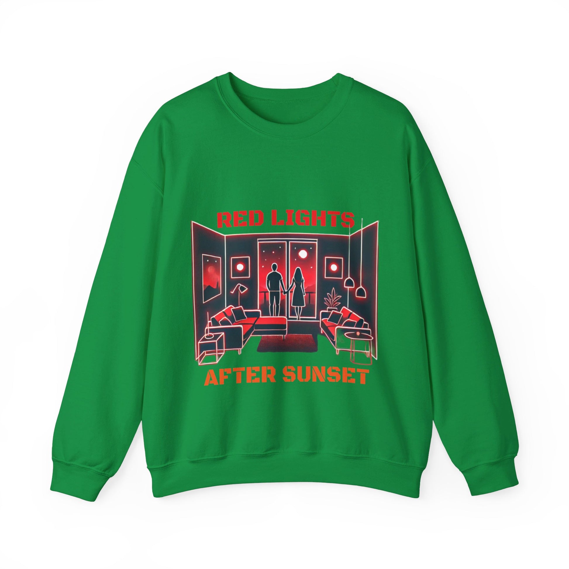 Red Lights After Sunset Sweatshirt - My Higher Being